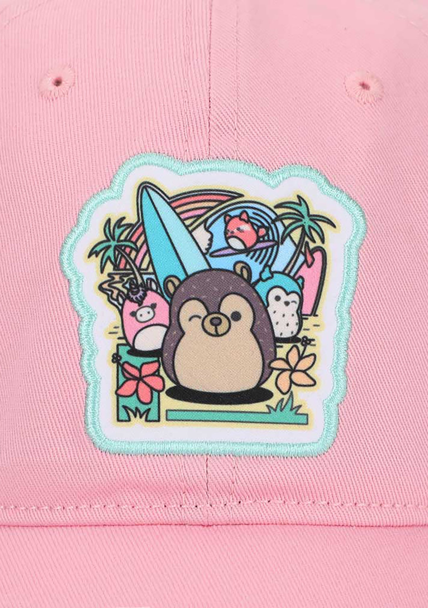 Bioworld Squishmallows Surfer Patch Raglan Hat