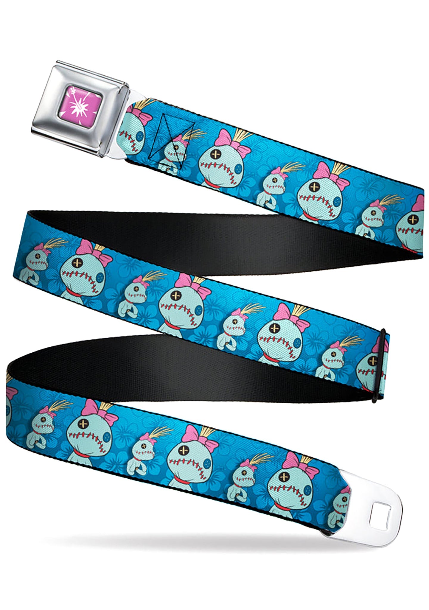  Disney Lilo And Stitch Scrump Hibiscus Flower Seatbelt Belt