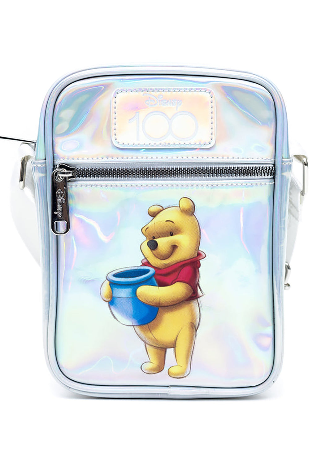  Disney 100th Anniversary Winnie The Pooh 2PC Holographic Crossbody Bag Set