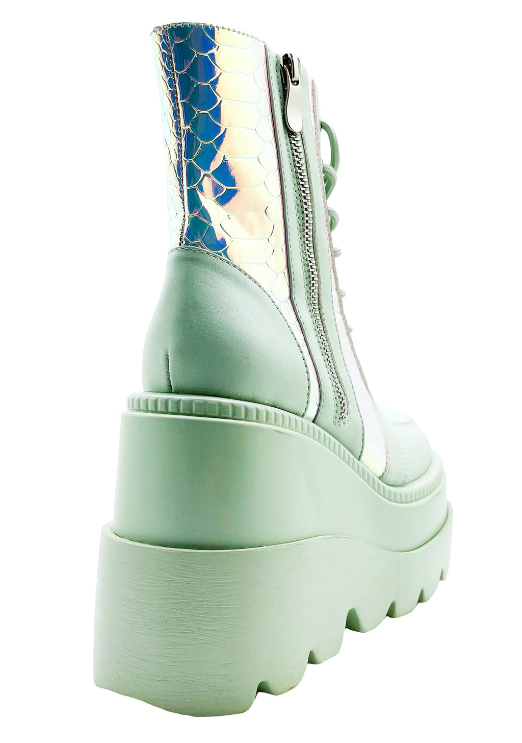  X LASR Exclusive RADIO Prismatic Sage Platform Boots