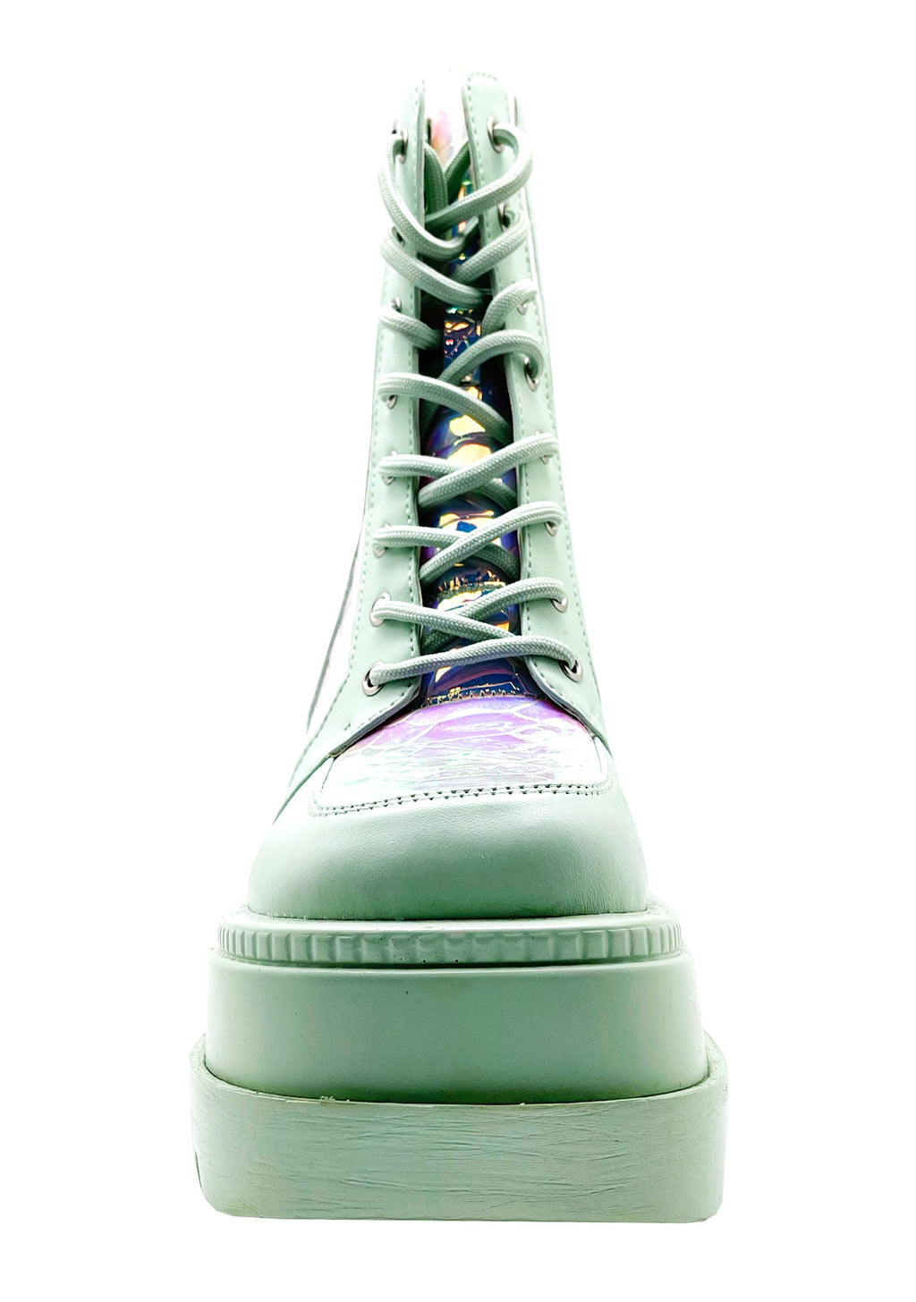  X LASR Exclusive RADIO Prismatic Sage Platform Boots