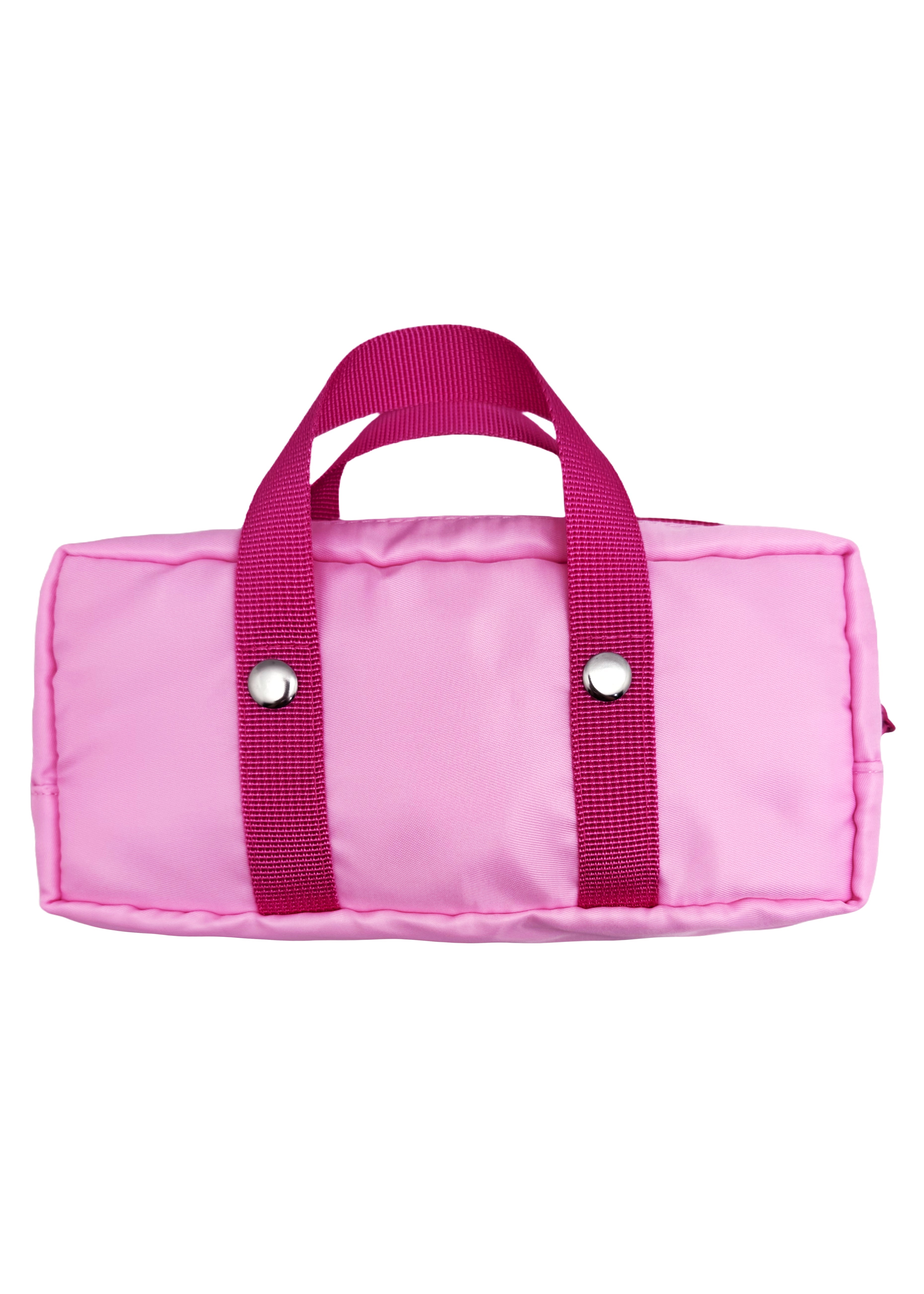  Cartoon Network Powerpuff Girls Pink Nylon Duffle Cosmetic Bag