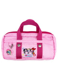  Cartoon Network Powerpuff Girls Pink Nylon Duffle Cosmetic Bag