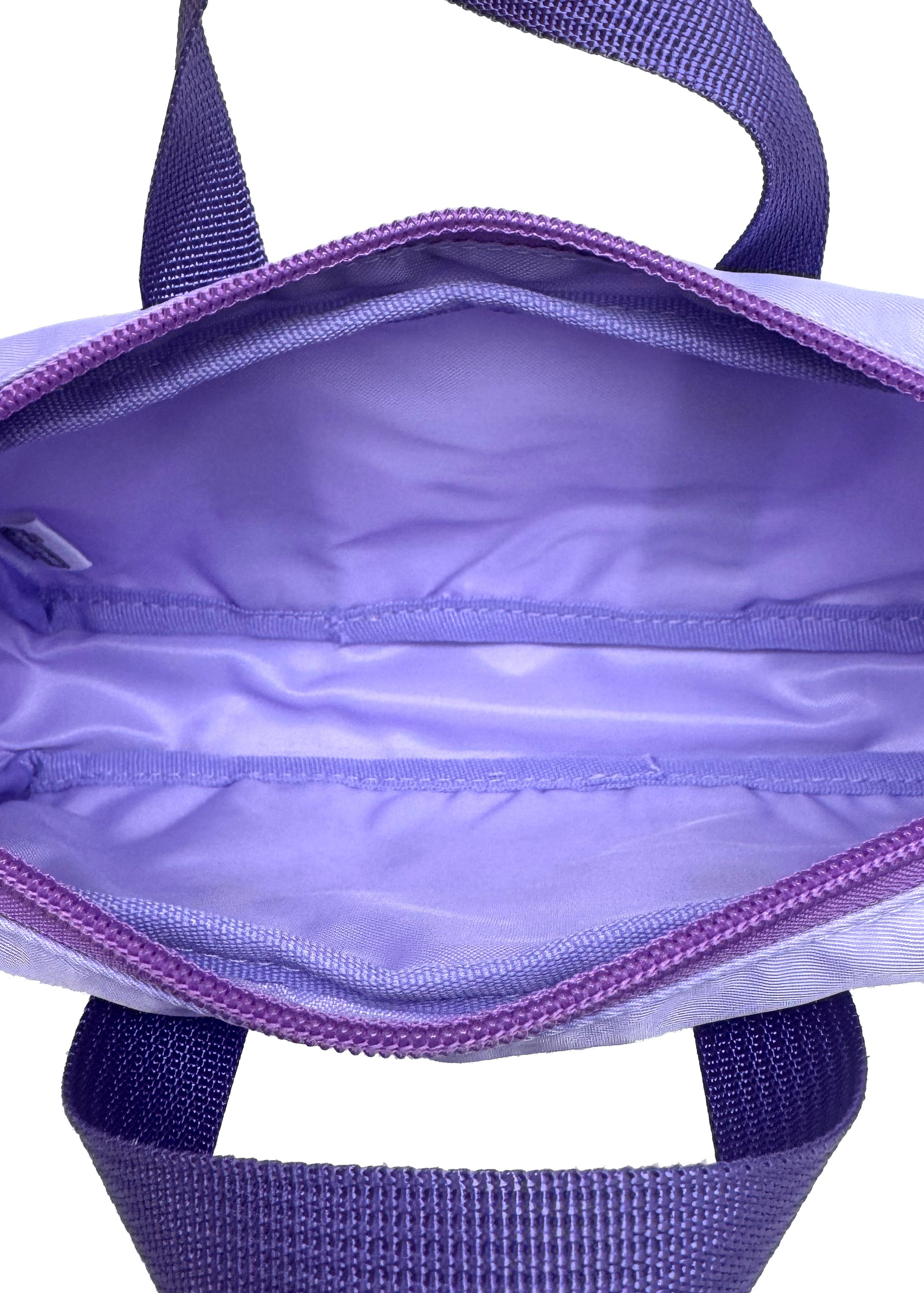  Cartoon Network Powerpuff Girls Purple Nylon Duffle Cosmetic Bag