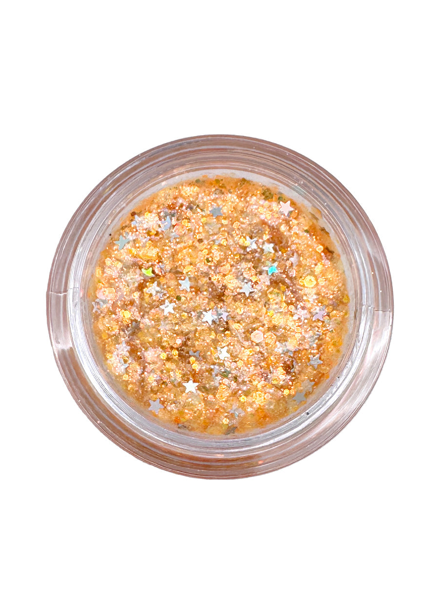  Cosmic Light - Citrus Spark Orange Glitter Bomb