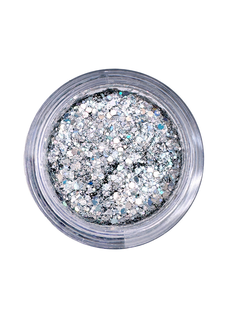  Cosmic Burst - Supernova Silver Hologram Glitter Bomb