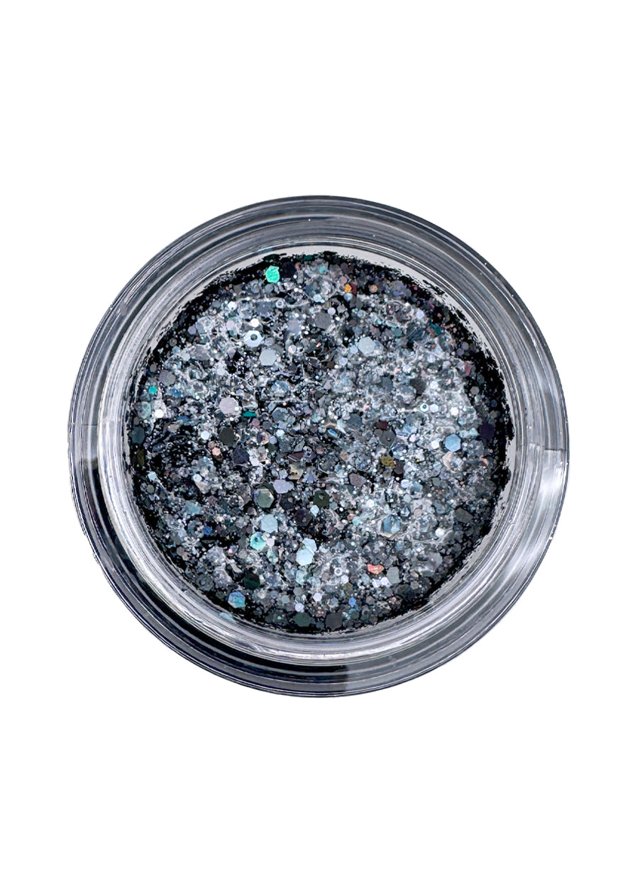  Cosmic Burst - Eclipse Black Hologram Glitter Bomb
