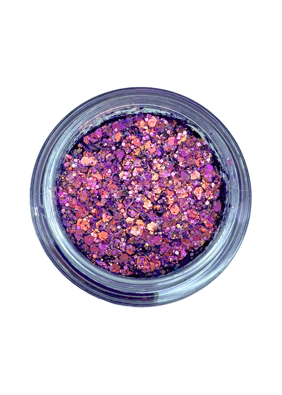  Cosmic Burst - Meteorite Purple Iridescent Glitter Bomb