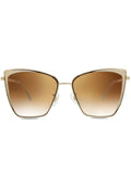  Becky Sunglasses In Gold/Brown Gradient