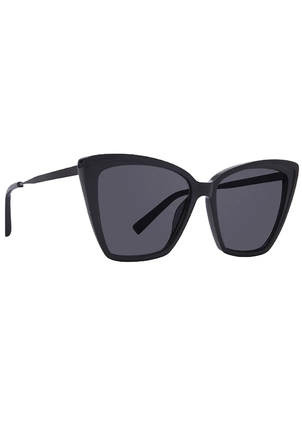  Becky II Polarized Sunglasses In Black/Dark Smoke