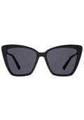 Becky II Polarized Sunglasses In Black/Dark Smoke