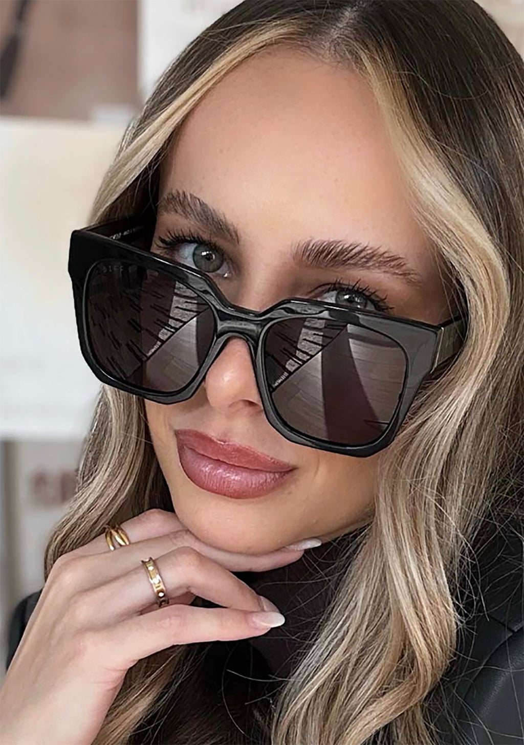  Ariana Sunglasses In Black/Grey