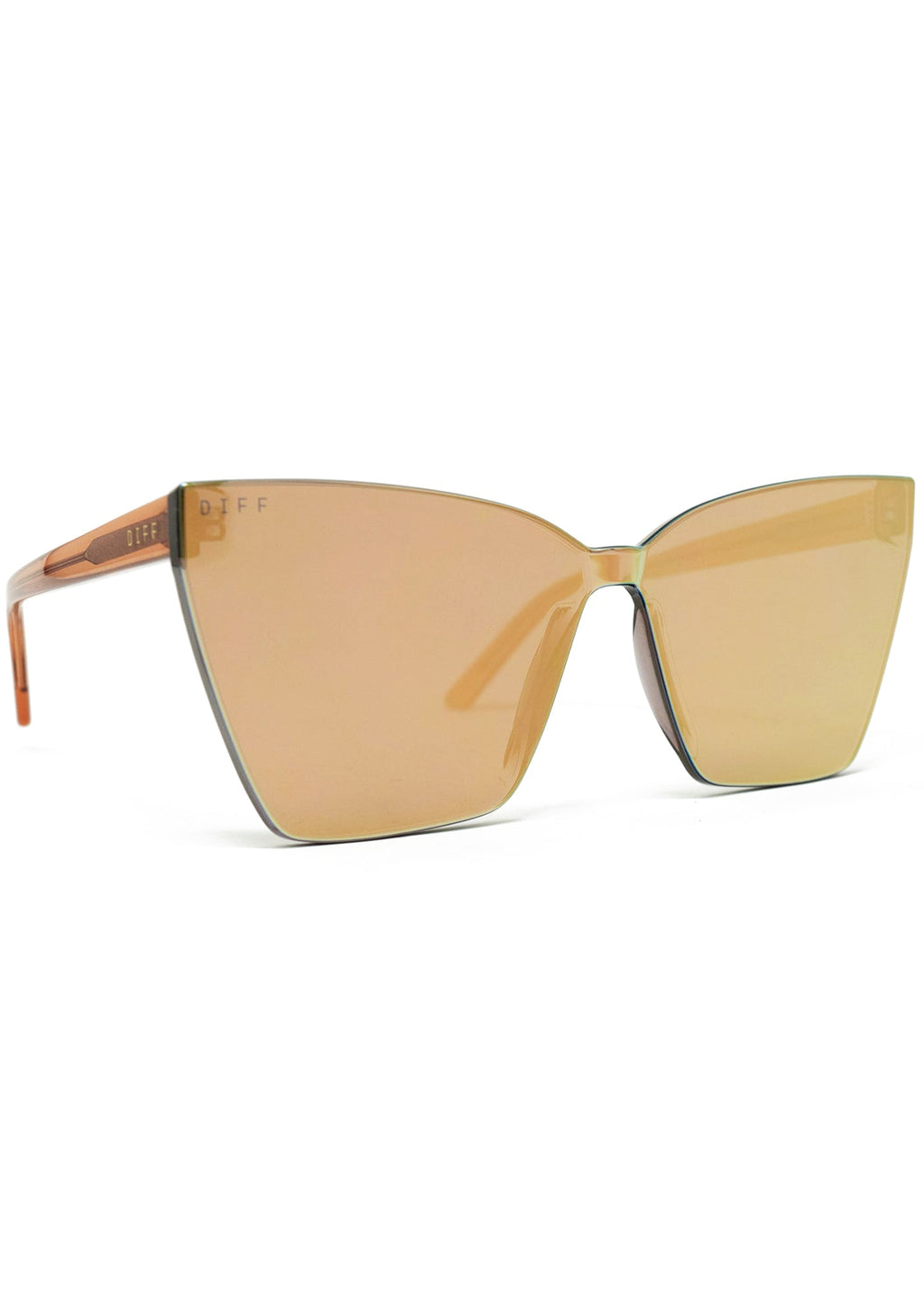  Goldie Sunglasses In Brown Sugar Bronze Mirror