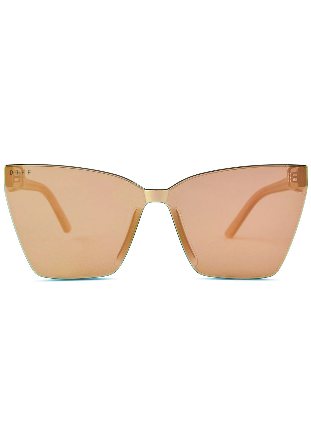  Goldie Sunglasses In Brown Sugar Bronze Mirror