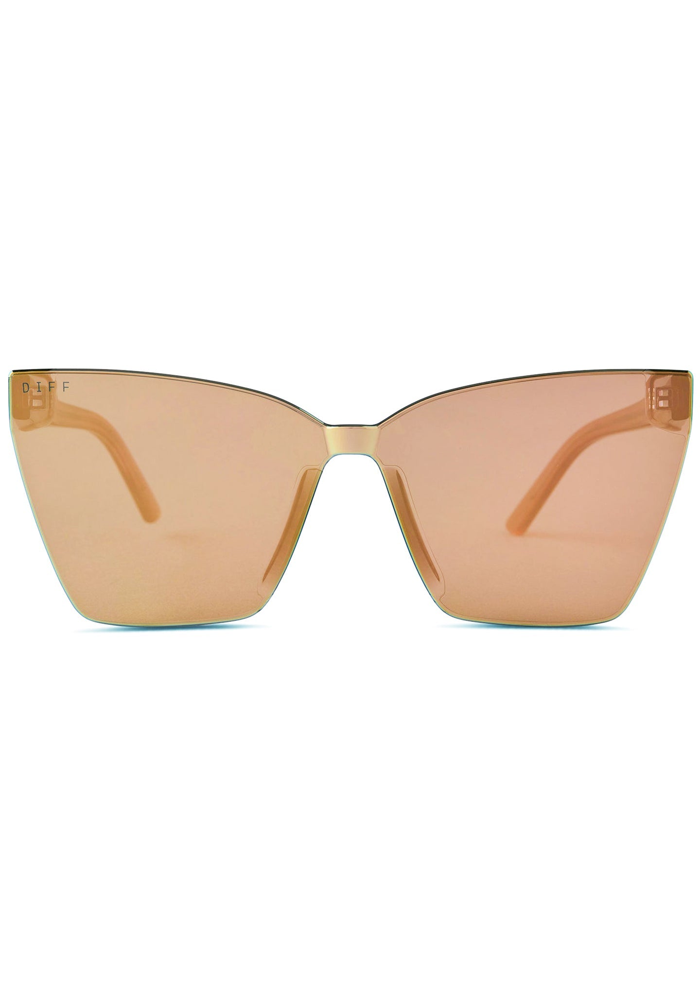  Goldie Sunglasses In Brown Sugar Bronze Mirror
