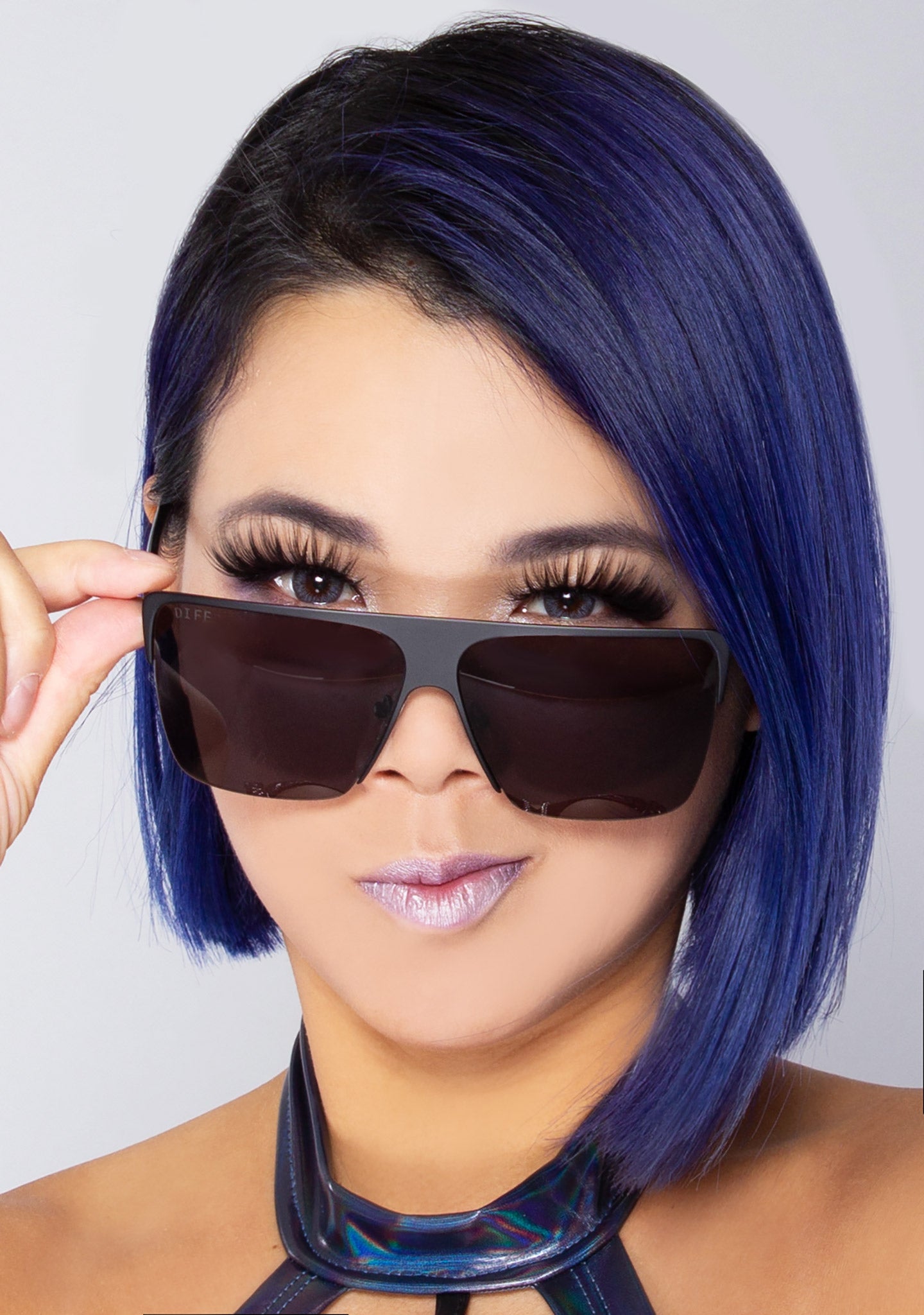  Kendra Sunglasses In Matte Black/Grey