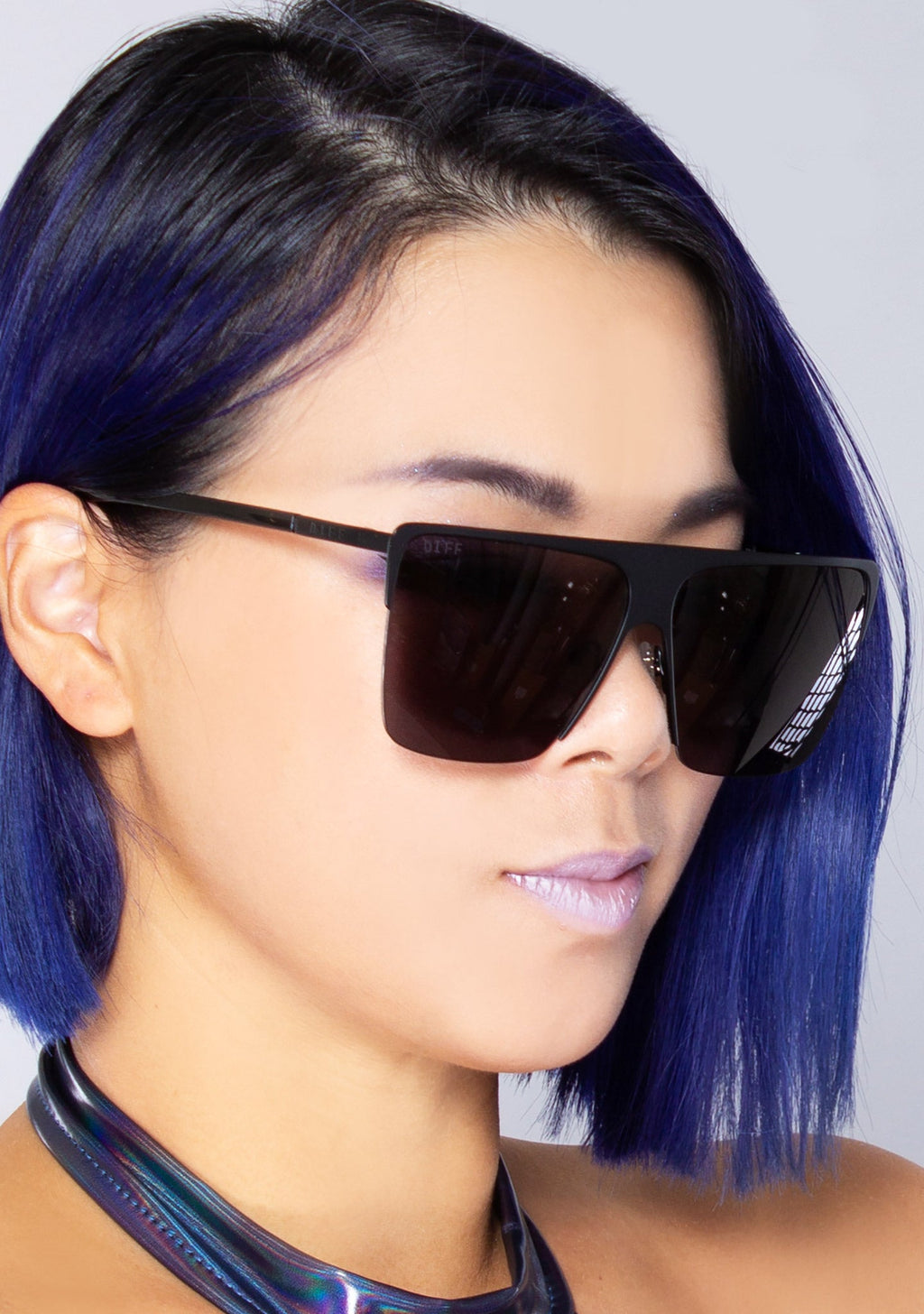  Kendra Sunglasses In Matte Black/Grey