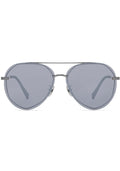  Lenox Sunglasses In Brushed Silver/Grey Mirror