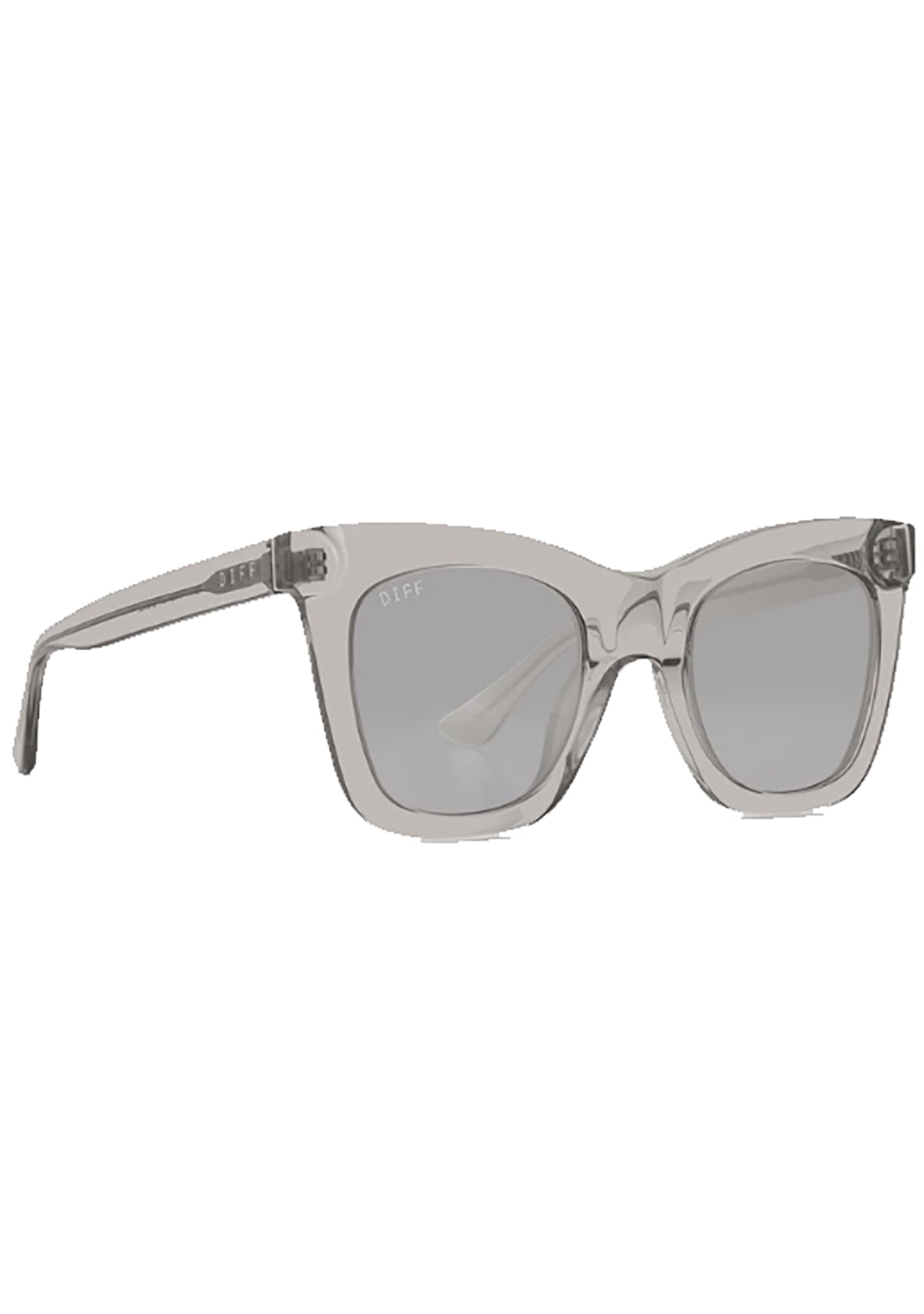  Kaia Polarized Sunglasses In Gray Crystal/Gray Mirror