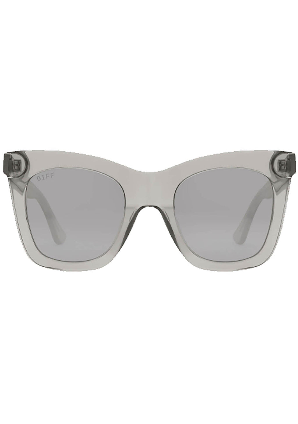  Kaia Polarized Sunglasses In Gray Crystal/Gray Mirror