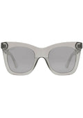  Kaia Polarized Sunglasses In Gray Crystal/Gray Mirror