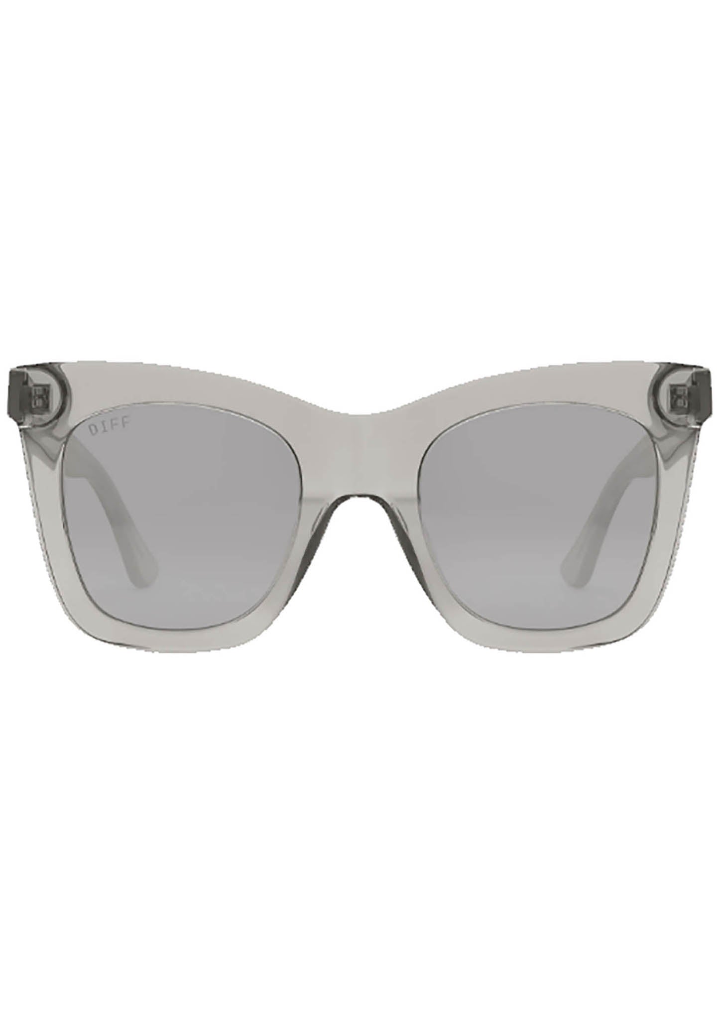  Kaia Polarized Sunglasses In Gray Crystal/Gray Mirror