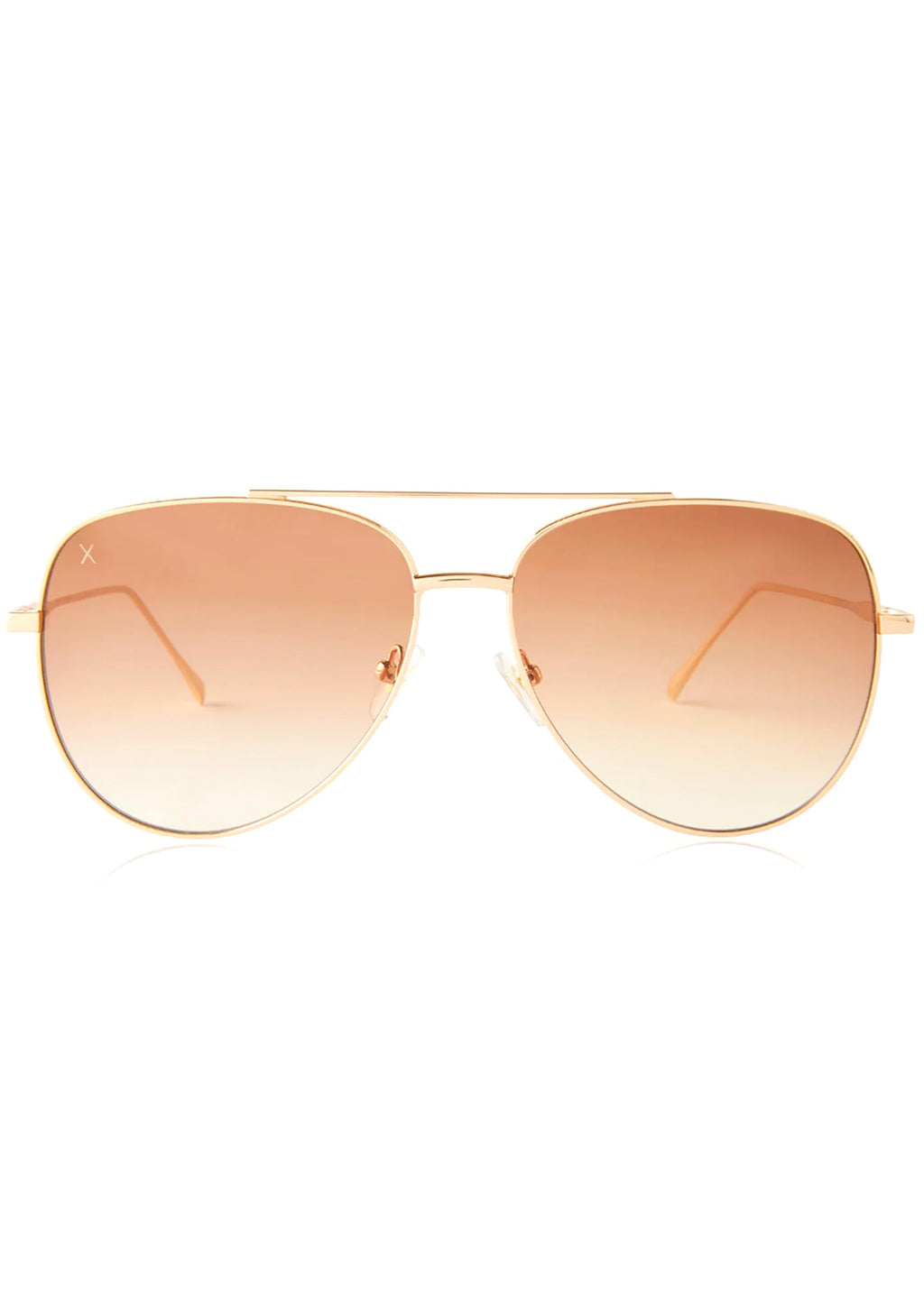  Venice Sunglasses In Gold/Sienna