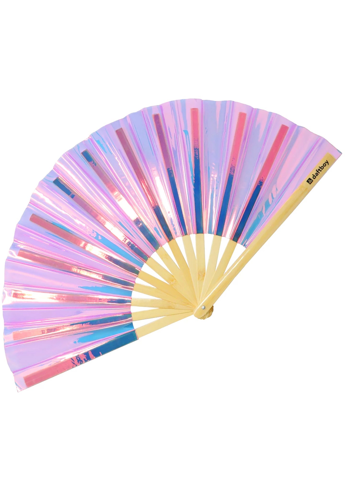  Pink Champagne Fluid Fantasy Rave Fan