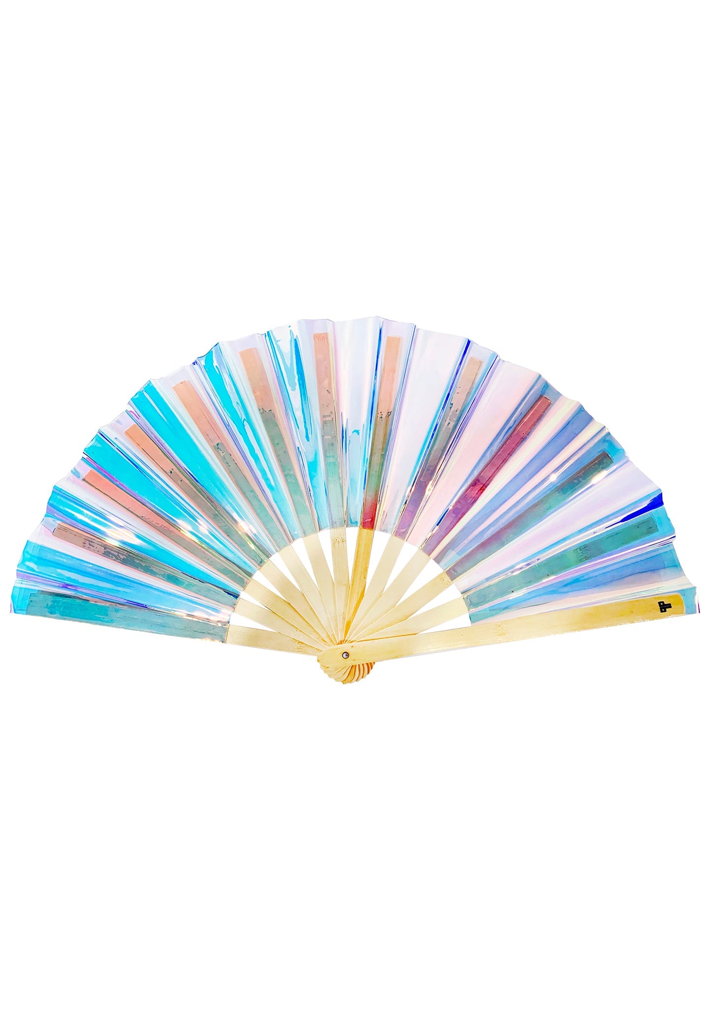  Fluid Fantasy Iridescent Rave Fan