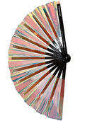  X LASR Exclusive Lucid Warrior Iridescent Fluid Rave Fan
