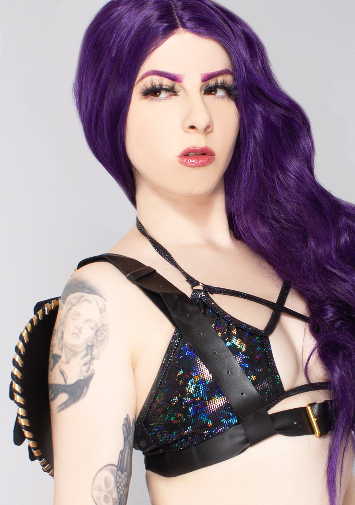  Dark Angel Leather Harness Angel Wings