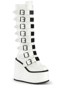  SWING 815 Addiction White Platform Boots