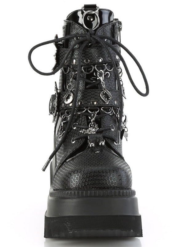  SHAKER 66 Black Platform Boots