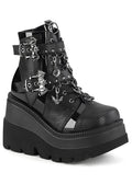  SHAKER 66 Black Platform Boots
