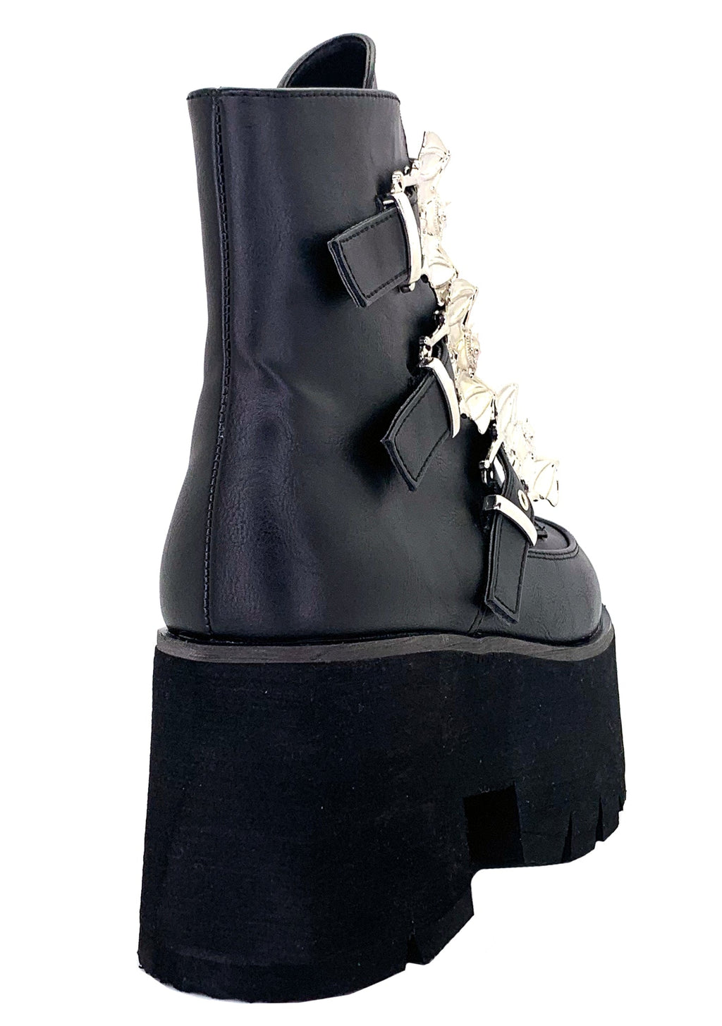  ASH 55 Bat Out Of Hell Black Platform Boots