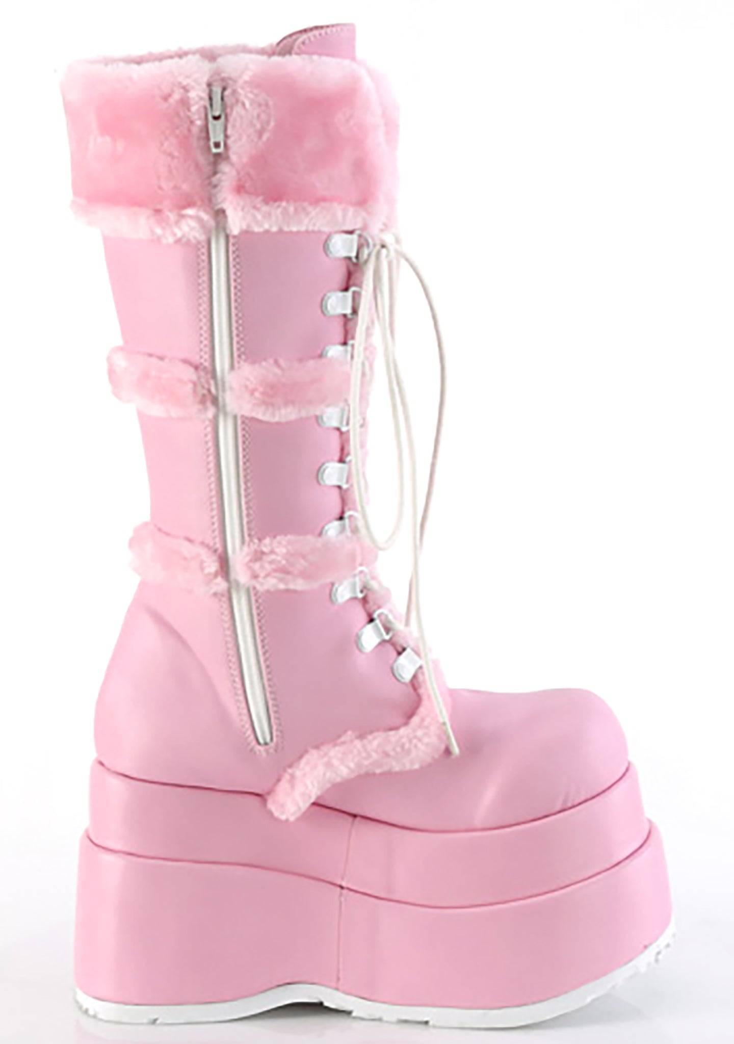  BEAR 202 Sweetie Pie Pink Platform Boots