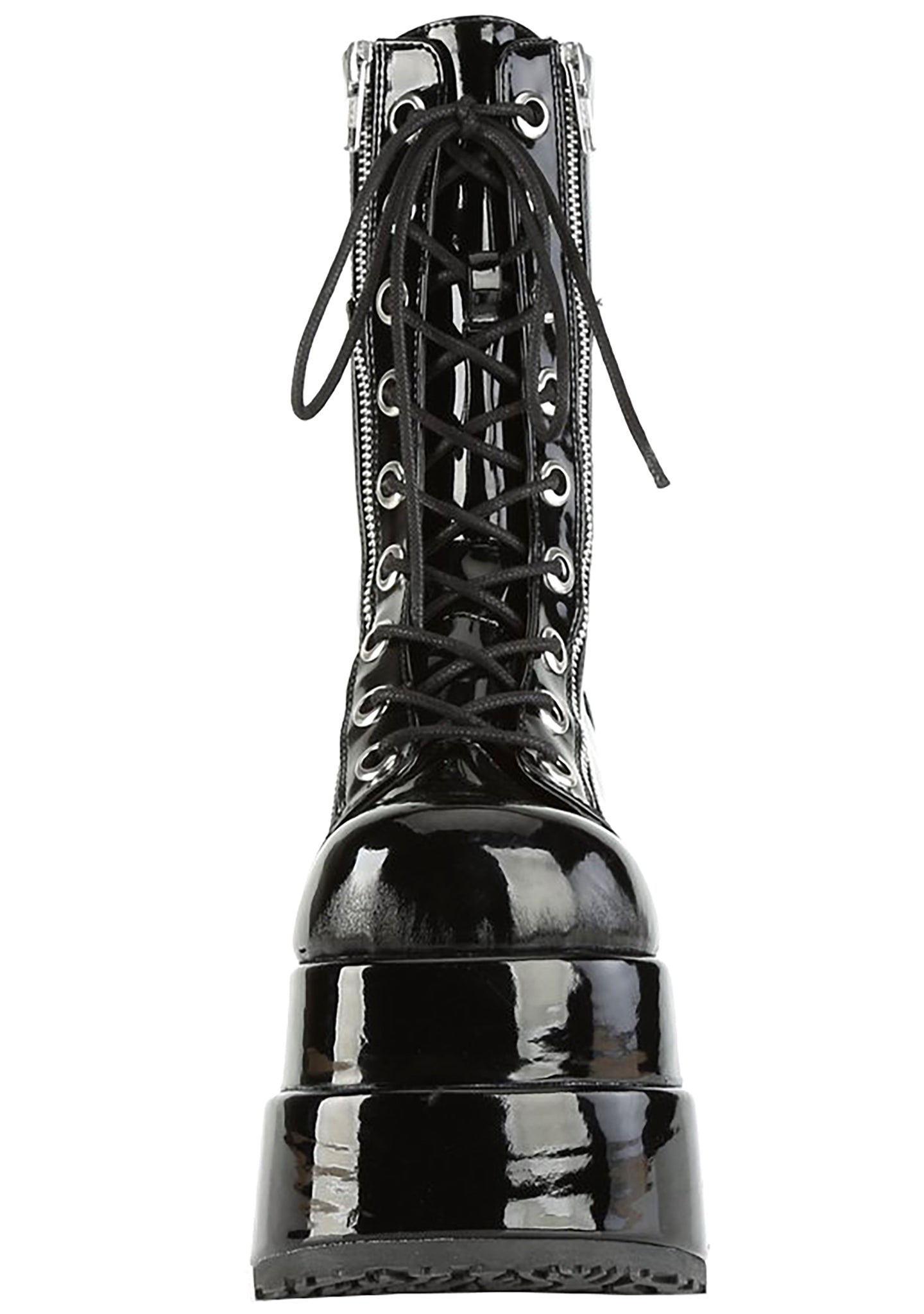  BEAR 265 Toxic Lust Patent Black Platform Boots