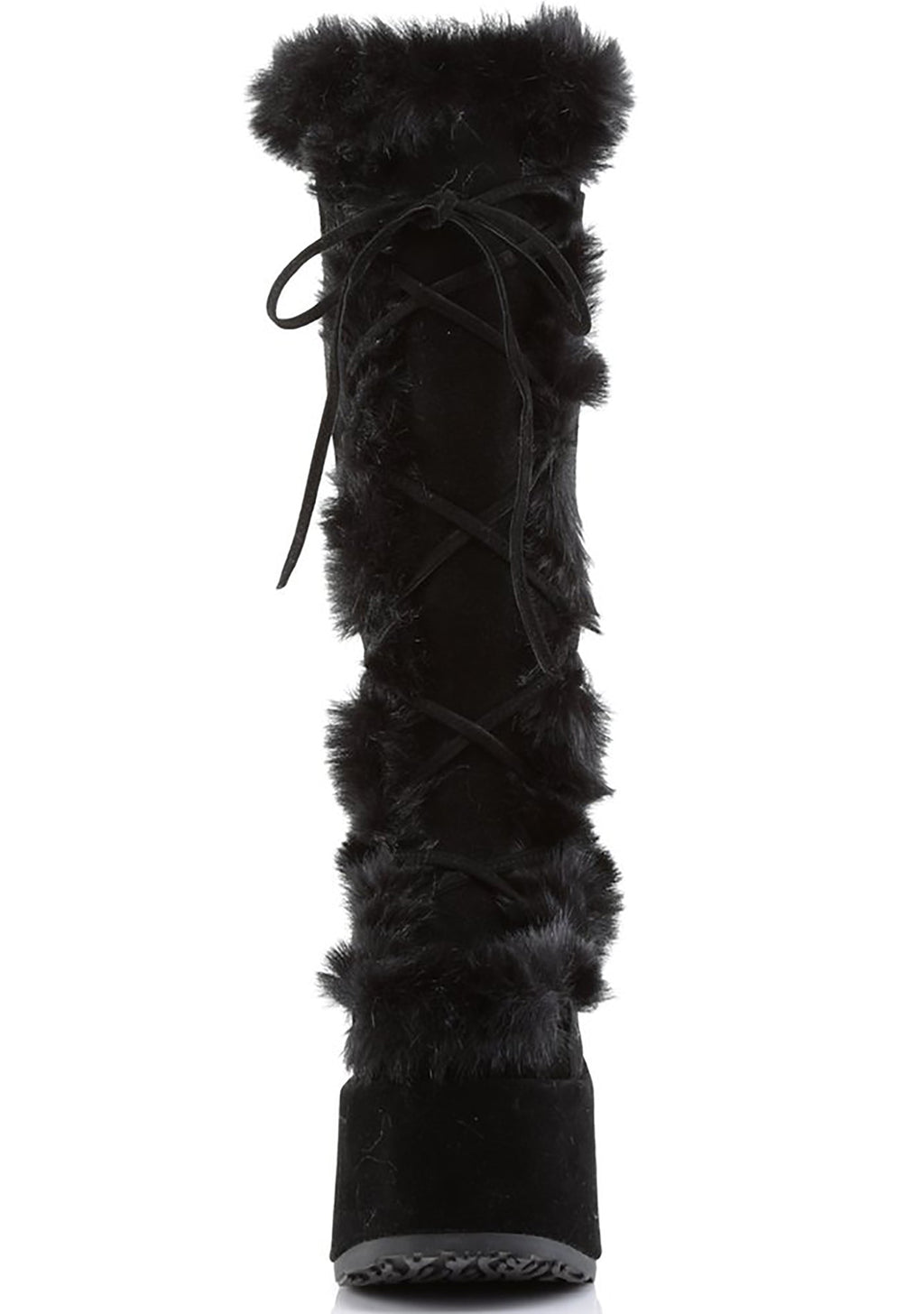  CAMEL 311 Night Watch Black Platform Boots