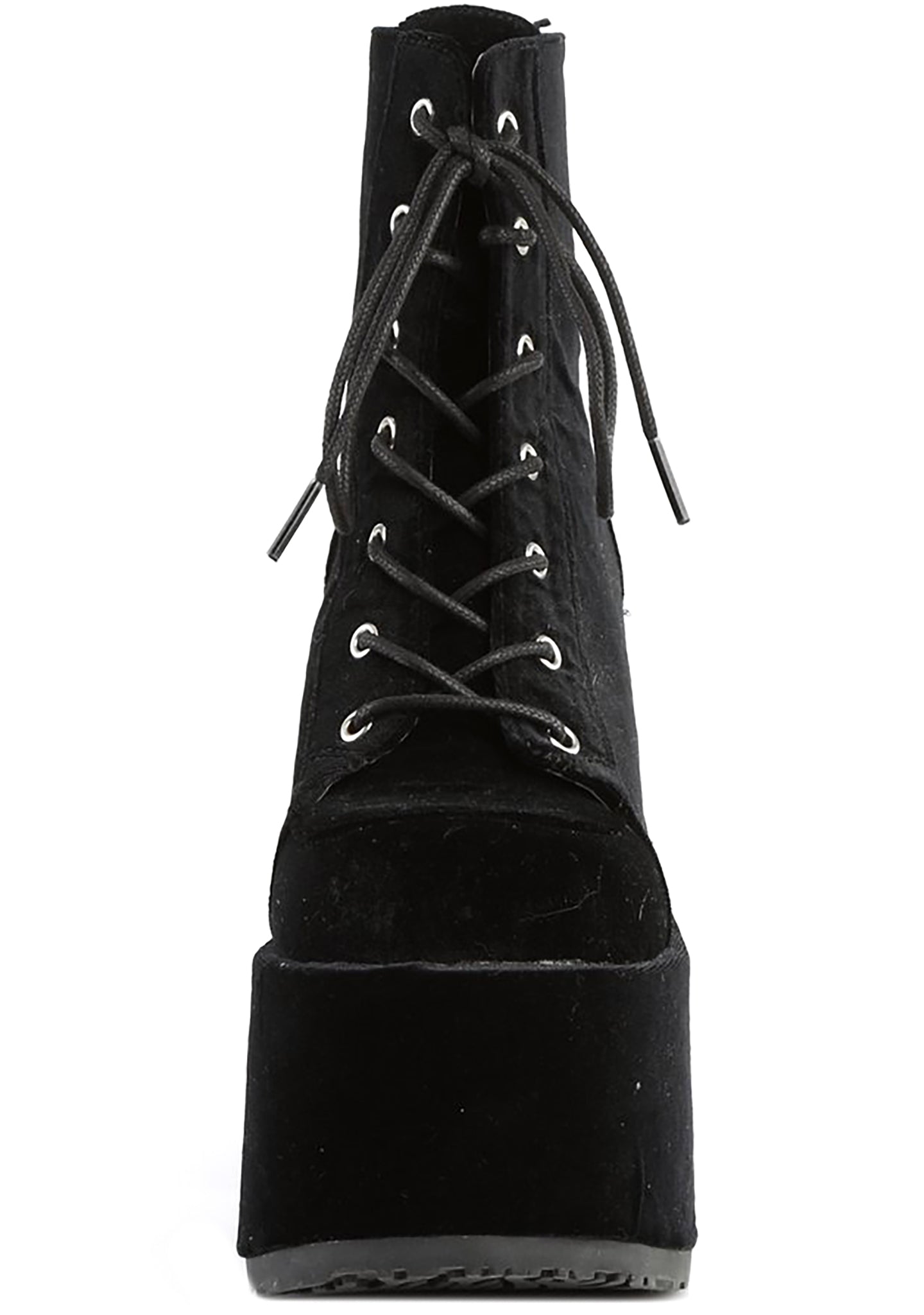  CAMEL 203 Velvet Underground Black Platform Boots