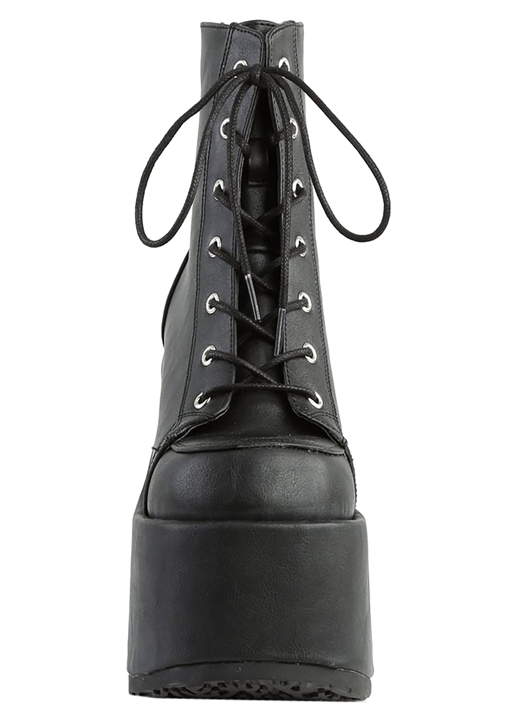  CAMEL 203 Here For Trouble Black Platform Boots