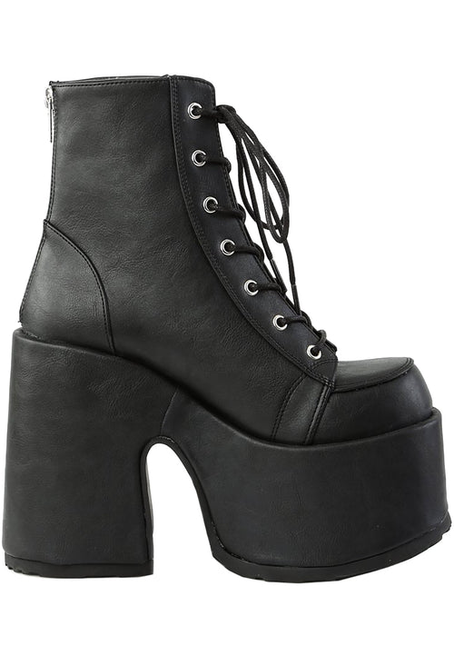  CAMEL 203 Here For Trouble Black Platform Boots