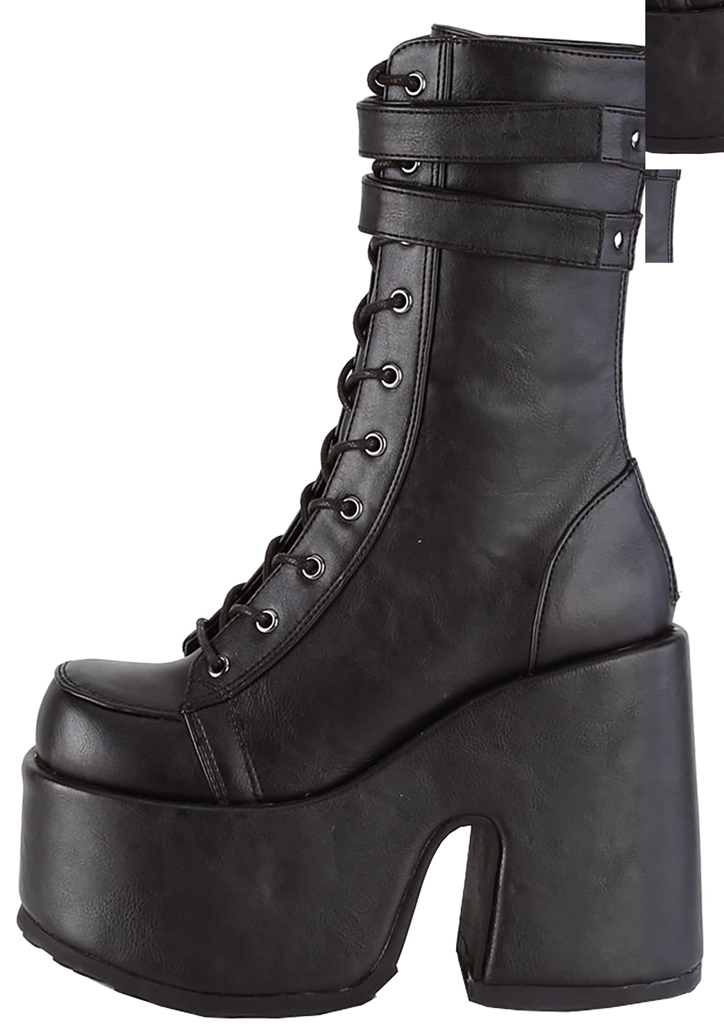  CAMEL 250 Night Dive Black Platform Boots