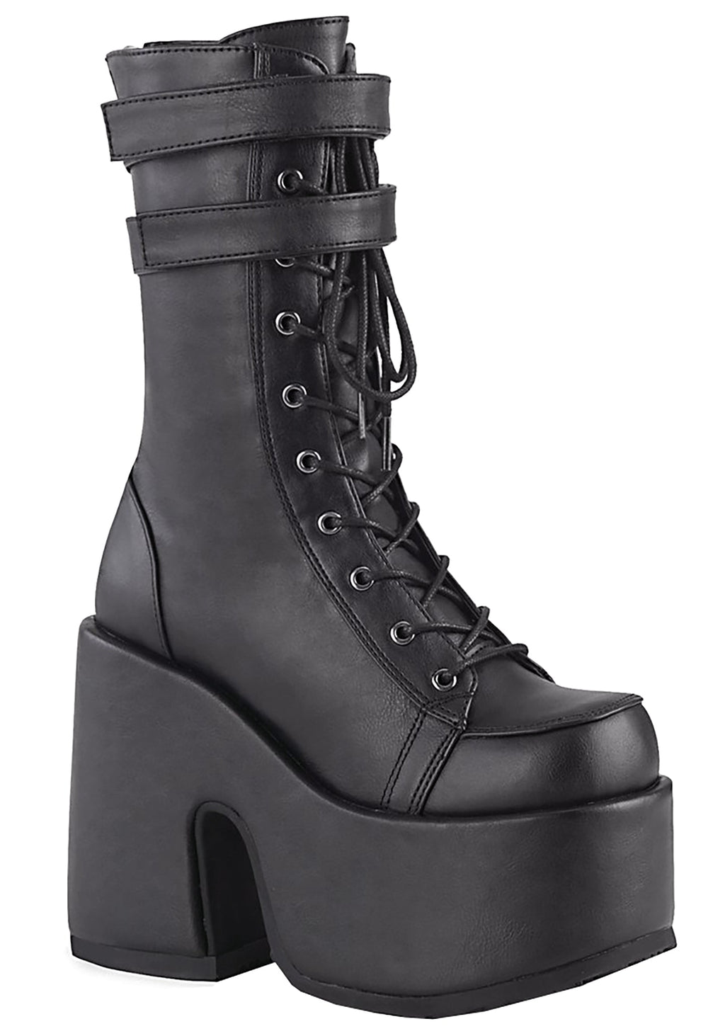 CAMEL 250 Night Dive Black Platform Boots