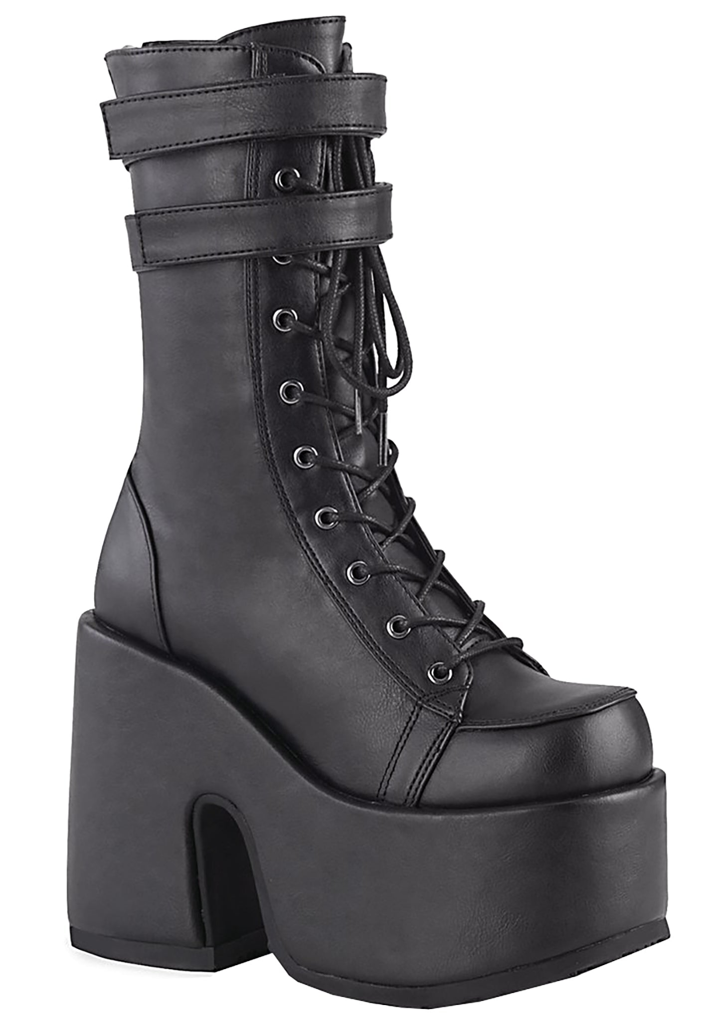  CAMEL 250 Night Dive Black Platform Boots