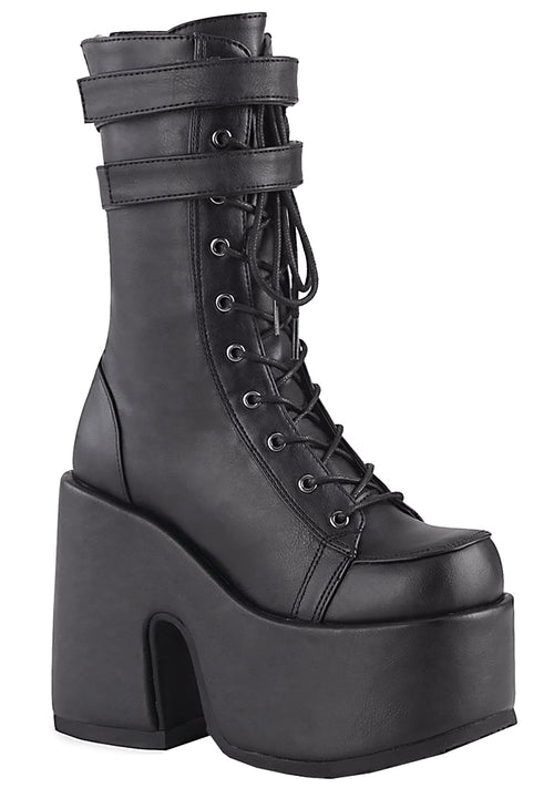  CAMEL 250 Night Dive Black Platform Boots