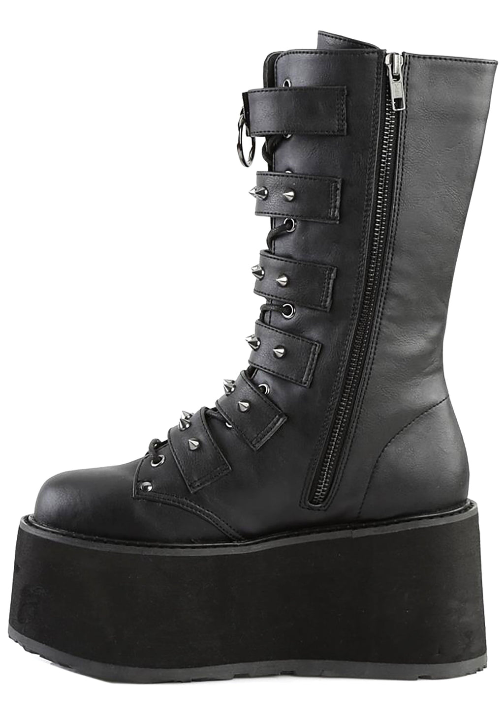  DAMNED 225 Dark Soul Black Platform Boots