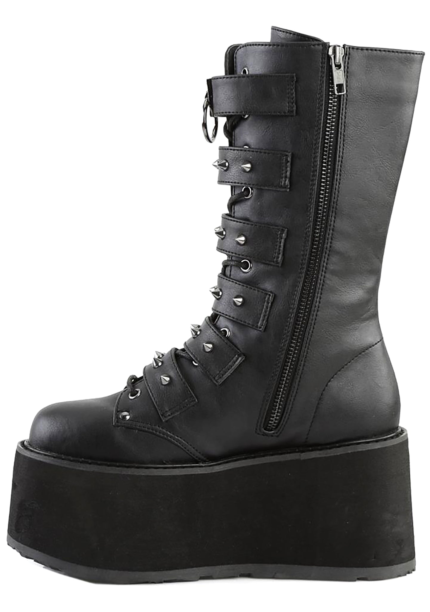  DAMNED 225 Dark Soul Black Platform Boots