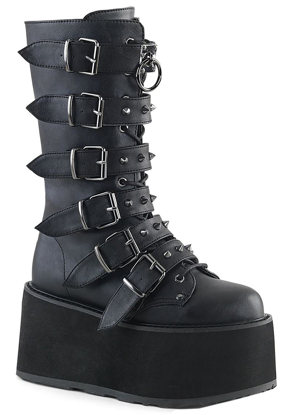  DAMNED 225 Dark Soul Black Platform Boots