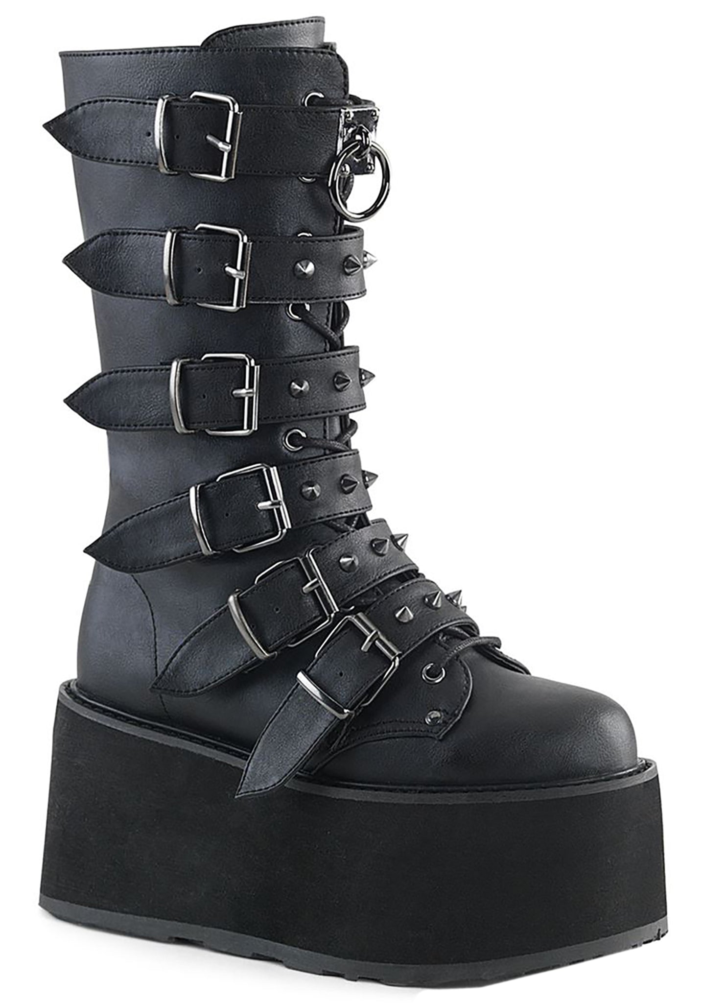  DAMNED 225 Dark Soul Black Platform Boots