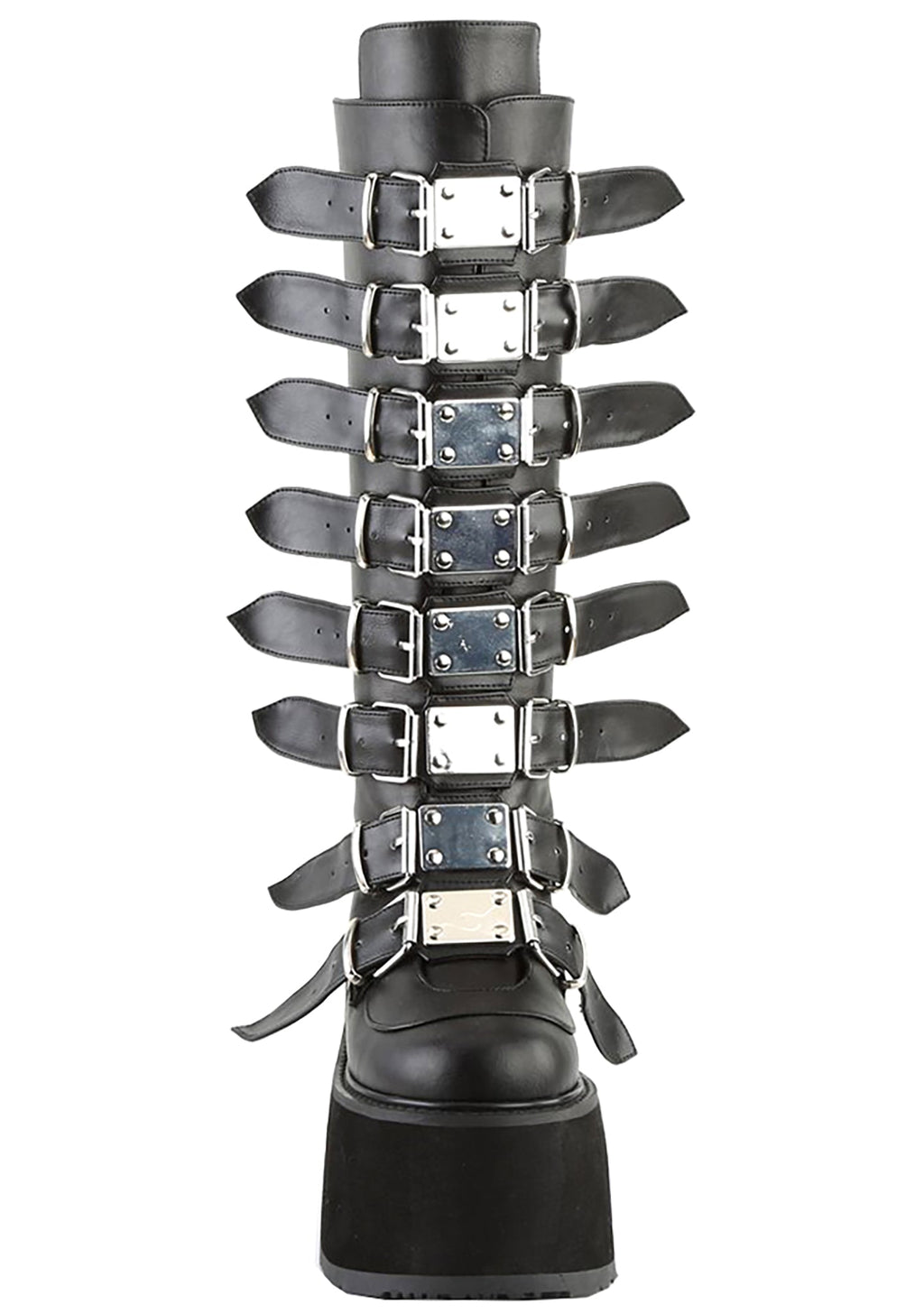  DAMNED 318 Obsession Black Platform Boots
